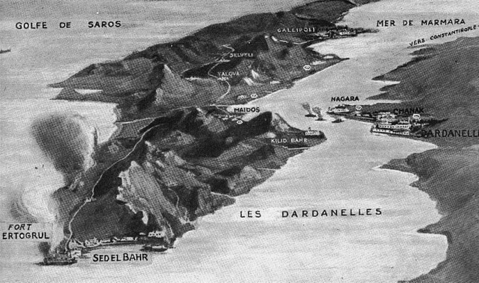 Théâtre d'opération des Dardanelles